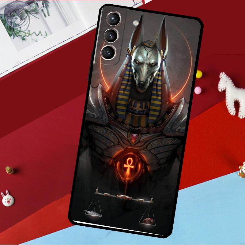 Anubis Ankh Pharaoh Funda For Samsung Galaxy S26 Ultra S24 S22 S23 S25 Plus S20 S21 FE S9 S10 S25 FE Phone Case