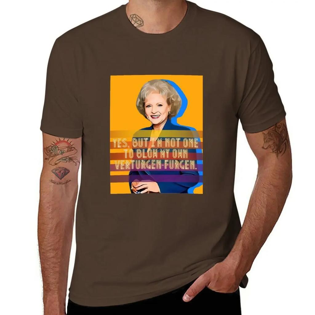 Rose Nylund T-Shirt animal prinfor boys blanks funnys t shirt for men