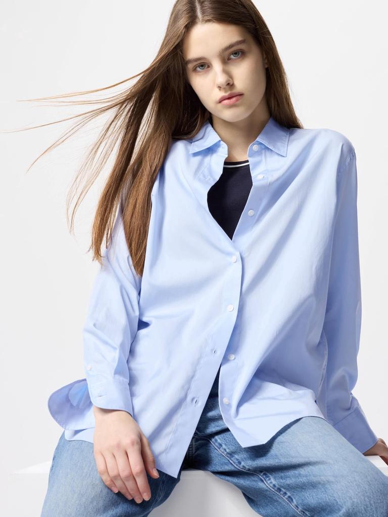 Uniqlo Cotton Shirt  Long Sleeve 