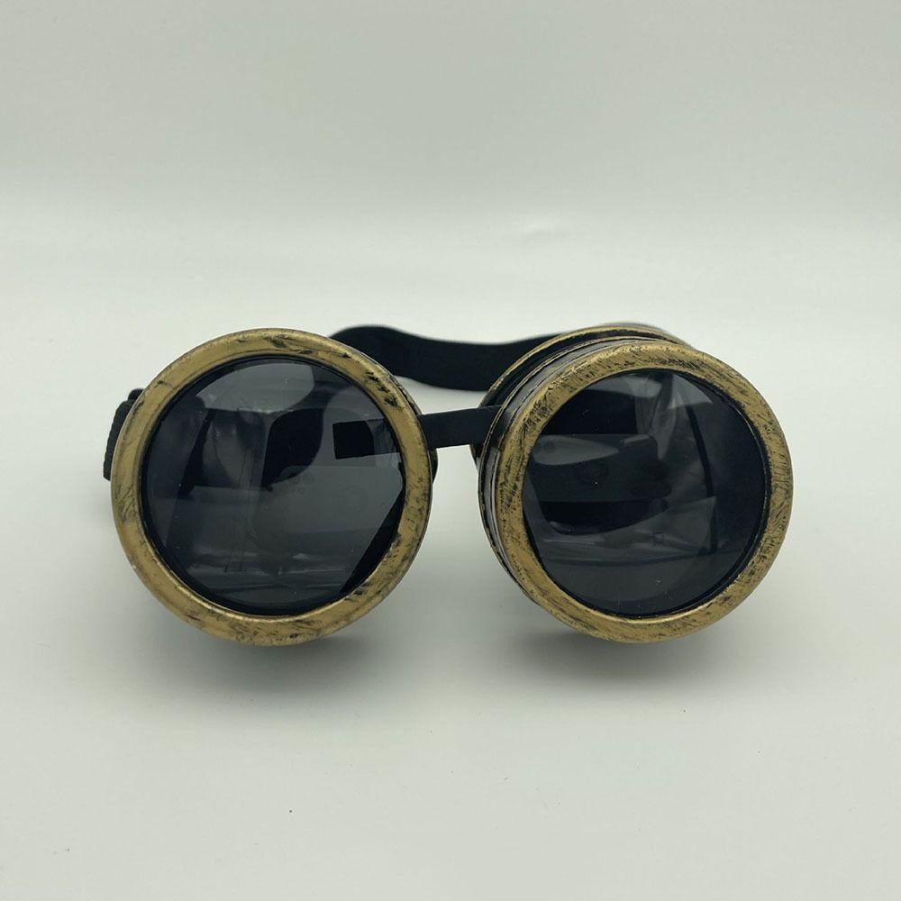 Occhiali Steampunk in Metallo Occhiali da Pilota Retrò Occhiali Steampunk Moda Vintage Halloween