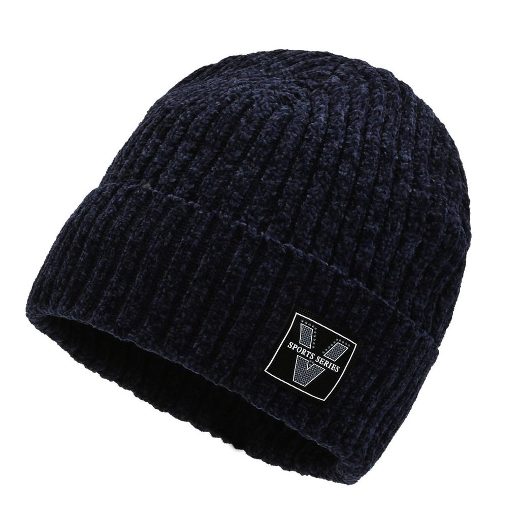 Cap Beanie Winter V Letter Knitted Hat Winter Protection Caps Gifts Outdoor
