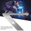 2 Pcs Undercut Gage Accurate Welding Gauge Inspection Stainless Steel Gage and Calibration Block