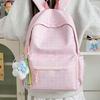 Schoolbag Wholesale College Student Schoolbag High School Student Female High Value Korean Version Travel Backpack Female Junior High School Student 