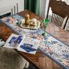 American Retro Jacquard Table Runner Dining Table Cloth Tea Table Cabinet Decorative Strip