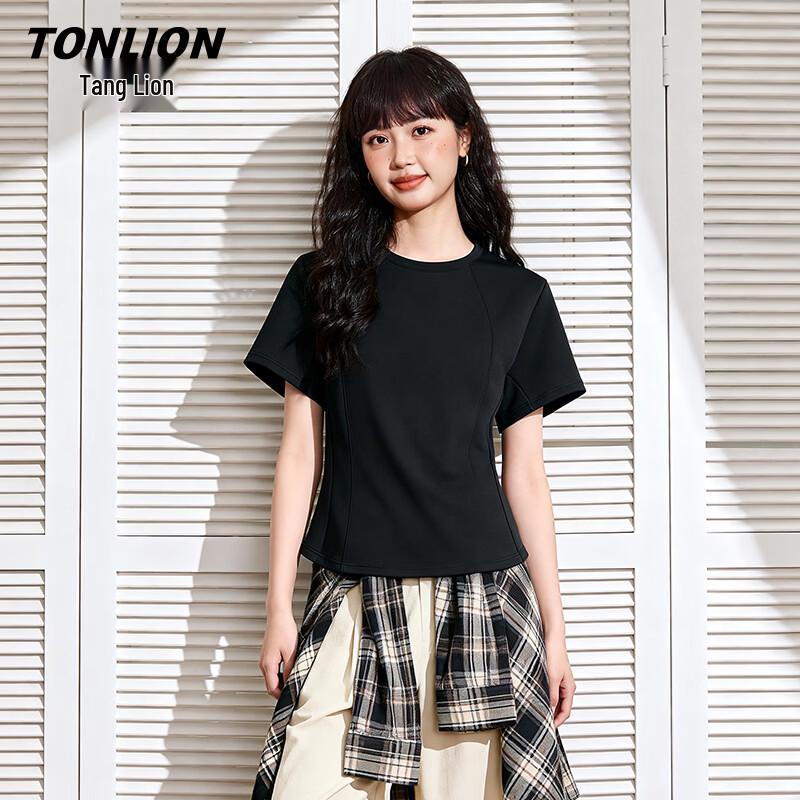 

TonLion Women s Cool-Touch Slim-Fit Short Sleeve T-Shirt M