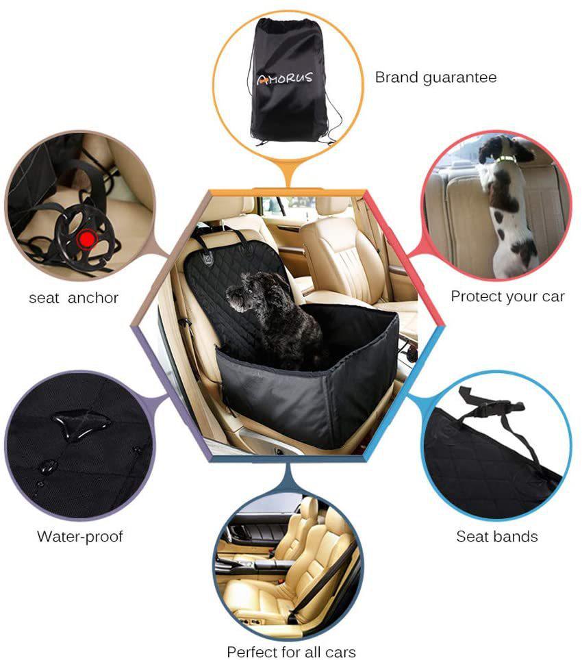 Thickened Oxford Cloth Pet Mat for Car Seats - Cat & Dog Cushion