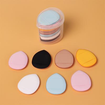 7pcs Mini Size Professional Cosmetic Cushion Puff Concealer Foundation Detail Puff Finger Puff Set Makeup Sponge Beauty Tool