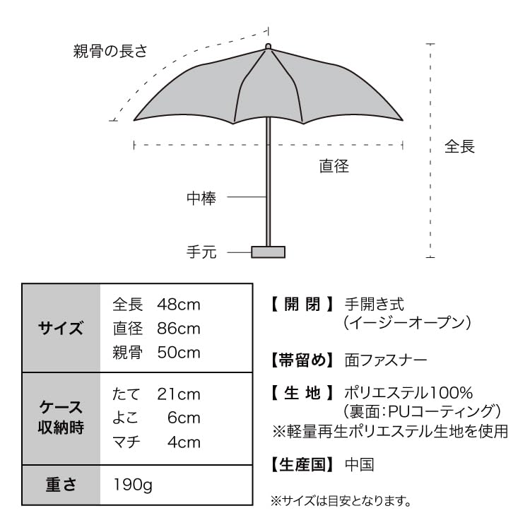 SiNCA MINI 50 7K Green Parasol with Recycled Light UV Heat and Suitable for Rain or Windproof Perfect for and Simple Design for Men and Product Wpc.