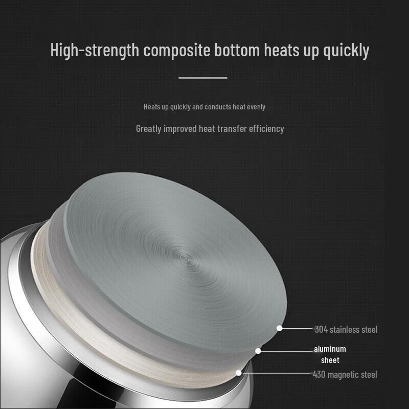 KOBACH 304 Stainless Steel 6.0L Pressure Cooker