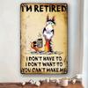 Vintage Metal Tin Sign Rustic Wall Decor Funny Garage Bar Cafe Home Art