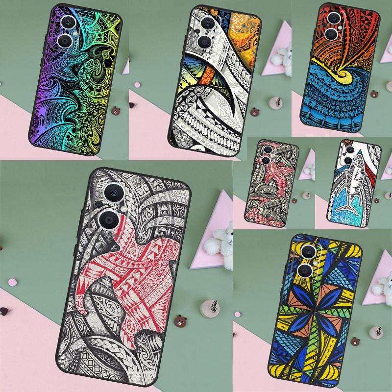 Traditional Hawaiian Island Pattern Case For OPPO Reno 15F 14F 11 12 13 F 14 10 15 Pro 7 8 Lite OPPO Find X5 X6 X8 X9 Pro Cover