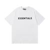 Essentials T-Shirt for Men's Pressed Glue Letters Loose Round Neck High Street Fashion Men and Women Short Sleeves T-shirts