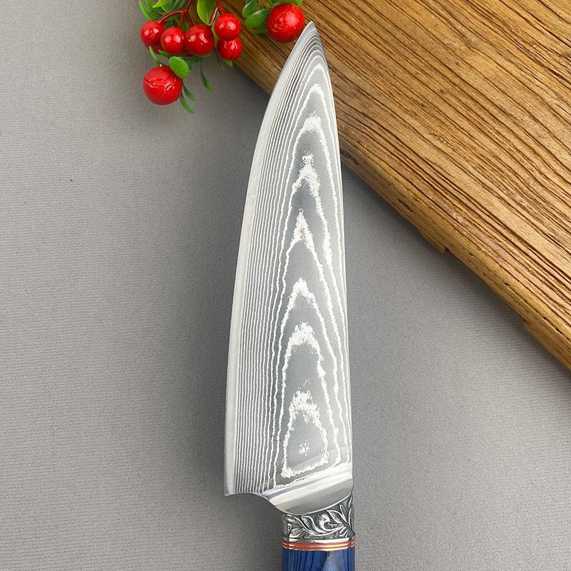 67Layer Damascus Steel Chef Knife Razor Sharp VG10 Home Kitchen Gyuto Slicing Meat Salmon Fish Vegetable Knives