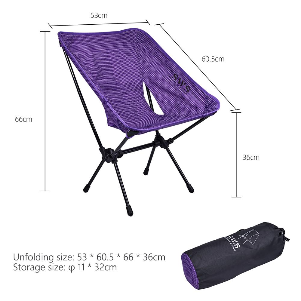 Detachable Moon Chairs Outdoor Ultralight Foldable Chair Portable Beach Hiking Picnic Fishing Seat Outdoor Camping Furnishings