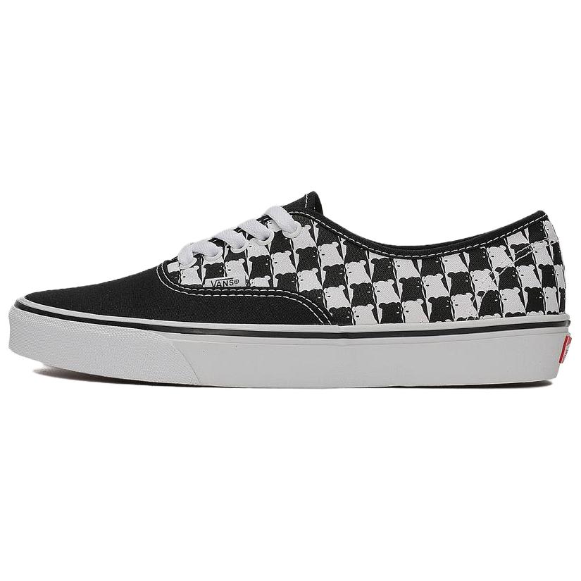 Vans Authentic Comfortable Versatile Low-Top Skate Shoes Unisex Sneakers Black White VN0009PVBP9