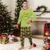 Christmas Print Cute Family Set Pajamas, Home Clothes, Family Set Long Sleeve Top Pants Set