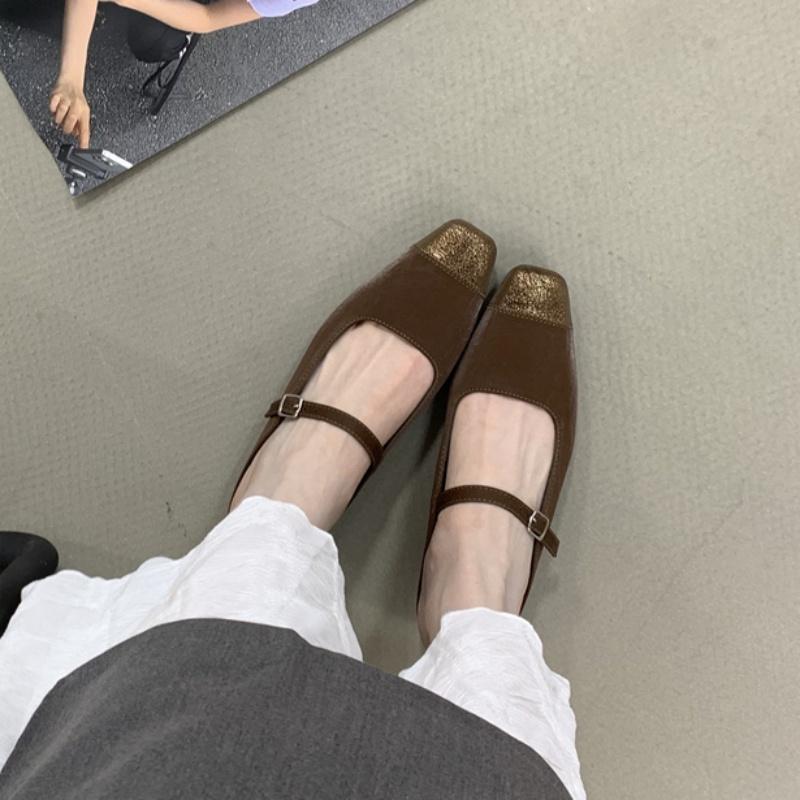 Mode Bailamos 2025 Flacher Absatz Damen Slipper Mode Eckige Zehenpartie Flach zum Hineinschlüpfen Mules Schuhe Weicher flacher Absatz Damen Elegante Sandale Pantolette