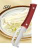 Meal Prep Kitchen Gadget Vegetable Peeler with Wooden Handle Stainless Steel Blade Tool Comfortable Built-in Bottle Opener for Peeling And Slicing