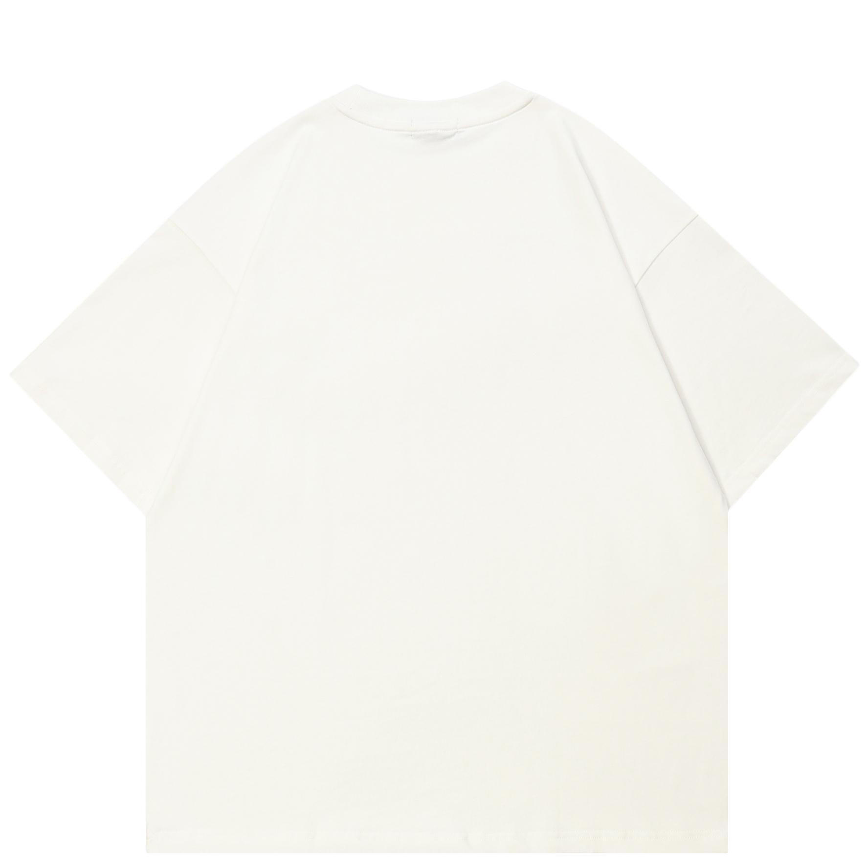 Уличная черная футболка с буквами и рисунком — фото 4