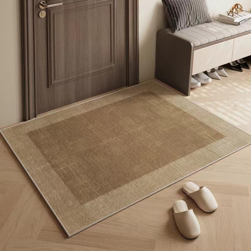 Entry Door Floor Mat Entry Door Dirt-Resistant Premium Carpet Living Room Entrance Dirt-Resistant And Non-Slip Household Trimmable Foot Mat