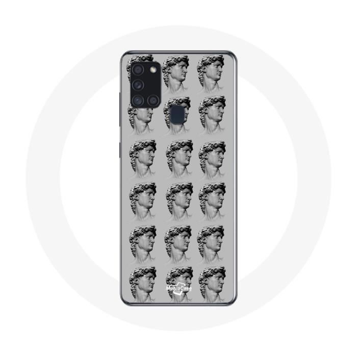 Coque - Samsung - Galaxy A21S - Souple - Gris - Protection contre les chocs