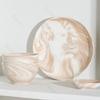 French Style Ceramic Plate Light Luxury Restaurant Salad Dessert Plates Delicious Dishes Deep Plate High End Household Tableware