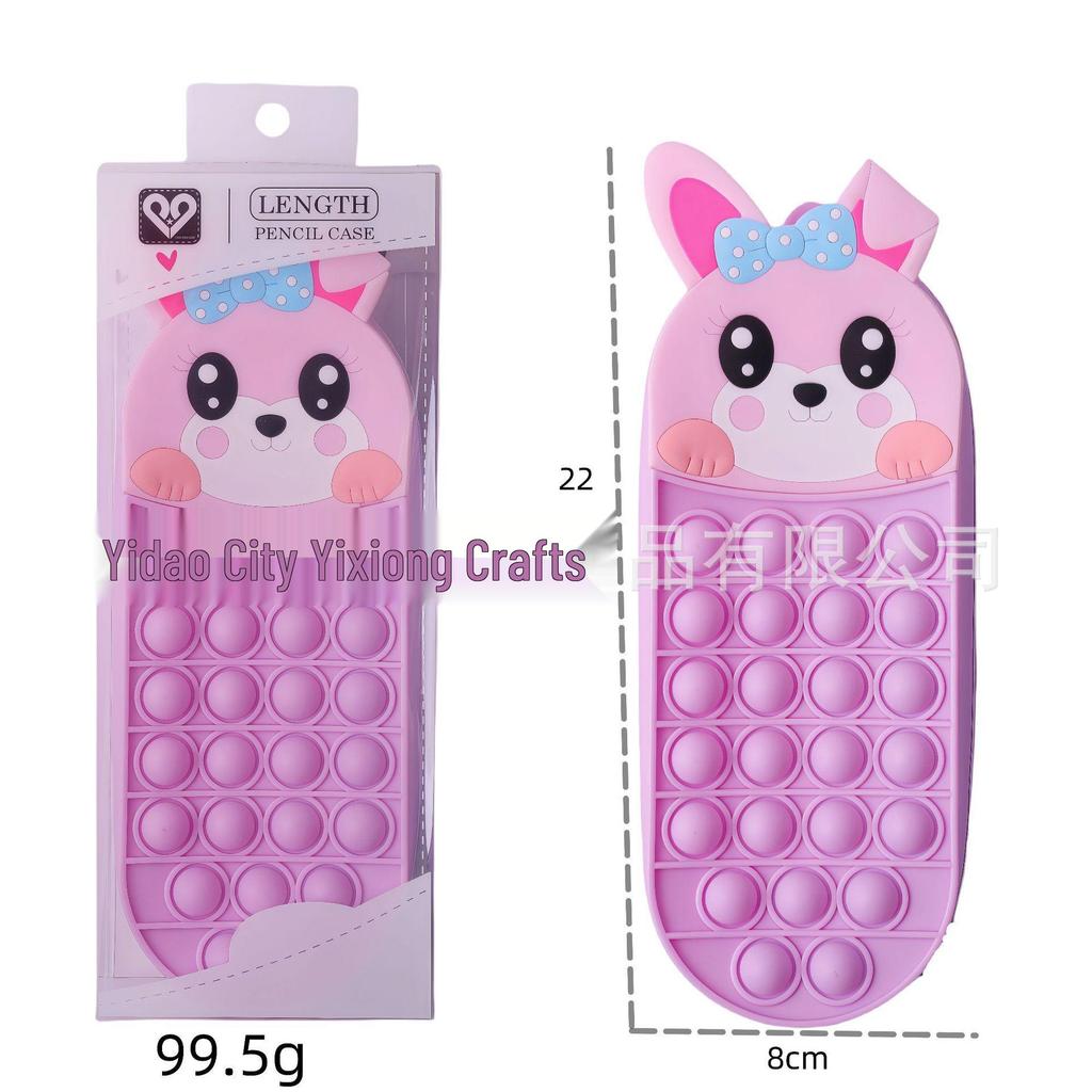Creative Large Capacity Waterproof Silicone Pencil Case and Stationery Organizer