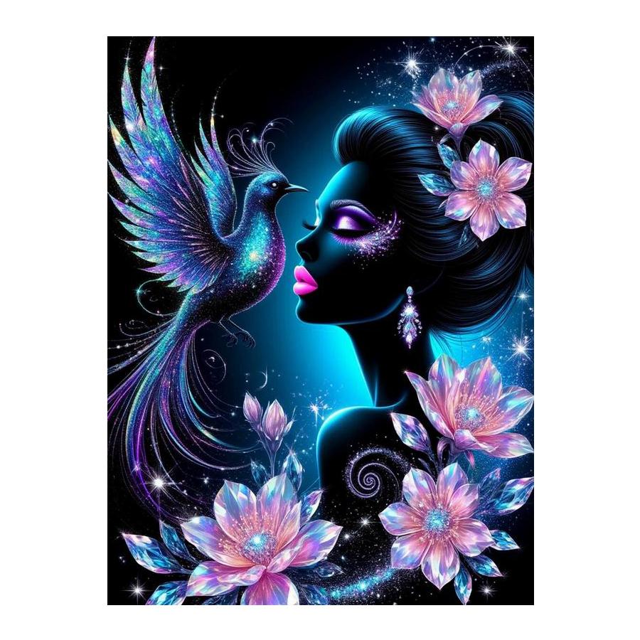 Diamond Painting New Collection Woman Bird Flowers Diy Full Square Round Drill Rhinestone Embroidery Sale Mosaic Cross Stitch Kits