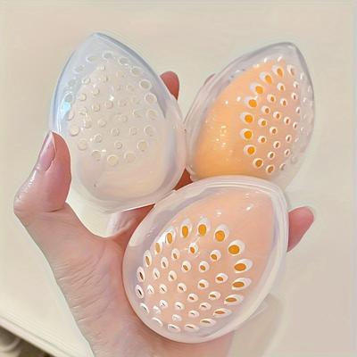 1 Makeup Sponge Protective Set - Breathable Beauty Egg Storage Box - Travel Accessories