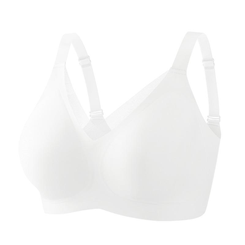 Women Seamless Soft Support Push Up No Underwire Fixed Cup Bra
