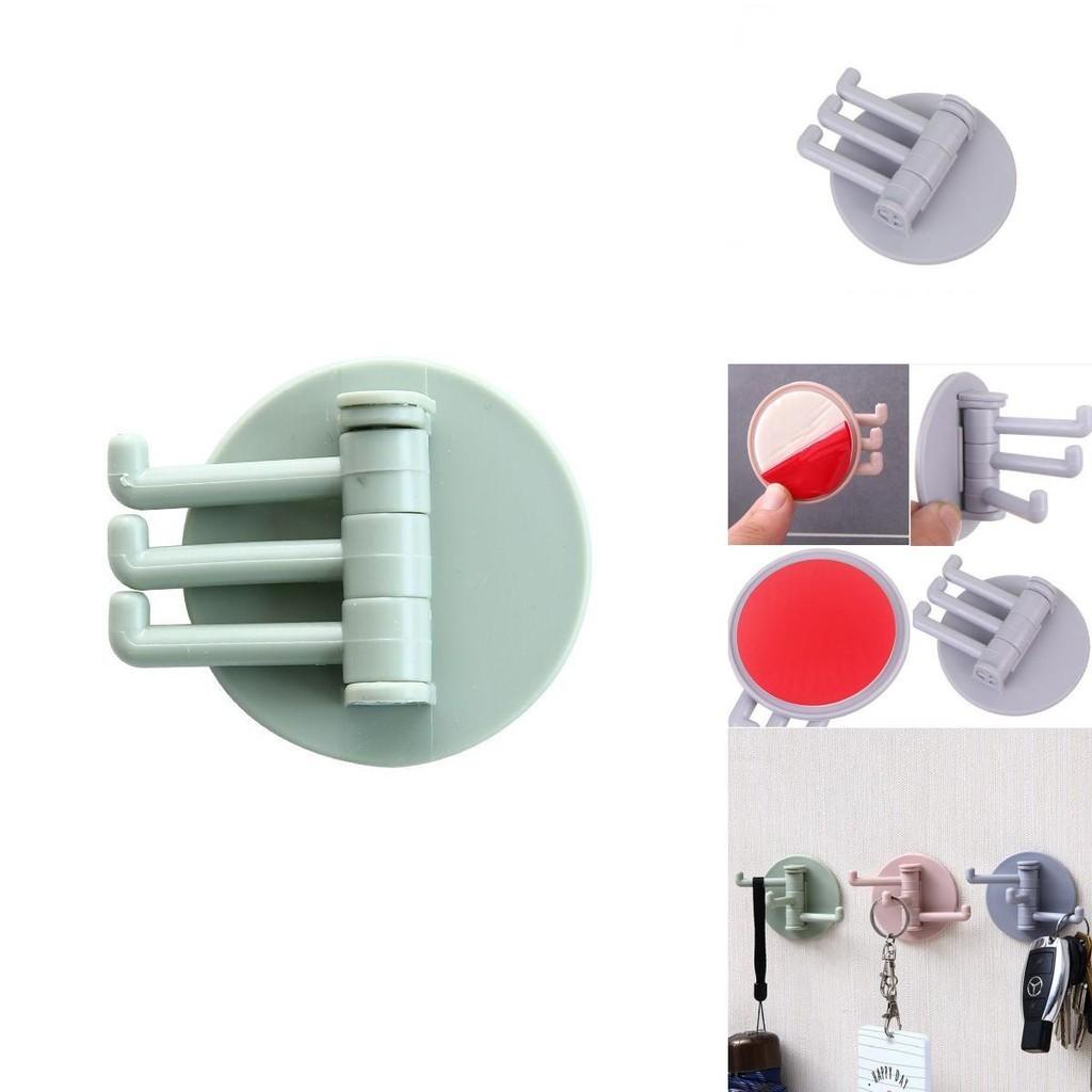 Stylish Wall Mounted Rotatable Hooks Perfect For Efficient Kitchen Towel Storage Solutions