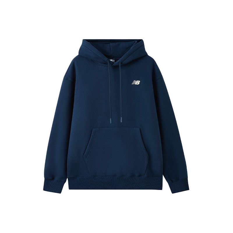New Balance Sweatshirts Men s Marine Blue Hooded Moderate NCF41411-NV M