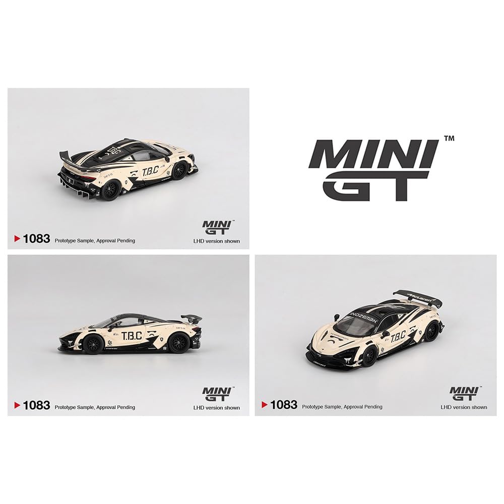 MINI GT Scale MiJo TOYS McLAREN 720S THE BORING USA MiJo Toys Exclusive McLaren 720S The Boring Concept 164 - LB-WORKS CONCEPT, LBWorks MGT01083-BL