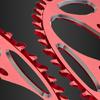 Aluminum Alloy Mountain Bikes Chainring Direct Mounted 110/130BCD Narrow Wide Bikes Chainring 5 Screws Round Chainring