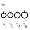 WAKEWAY 3/4PCS Penis Ring Penis Ring Condom Penis Trainer Delayed Ejaculation High Elasticity Durable Toy for