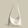 Simple and Large-capacity Solid-color Underarm Tote Bag for Women, Casual Single-shoulder Crossbody Bag