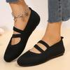 Flat Single Shoes Women's Autumn New Large Size Round Head Foot Cover Fashion Casual Shoes