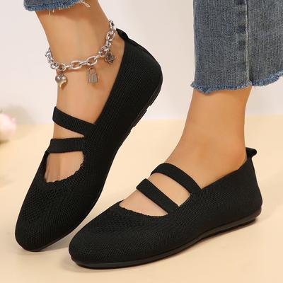Flache Einzel Schuhe Damen Herbst neu große Größe runde Zehenpartie Fußbedeckung Mode Freizeitschuhe