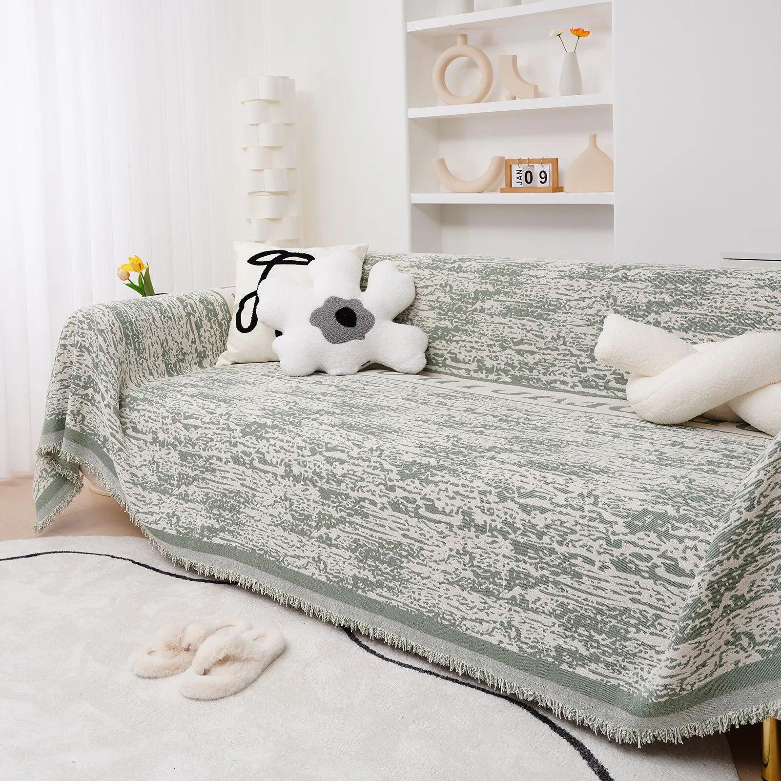 Универсальная салфетка для дивана из синели Four Seasons — фото 10