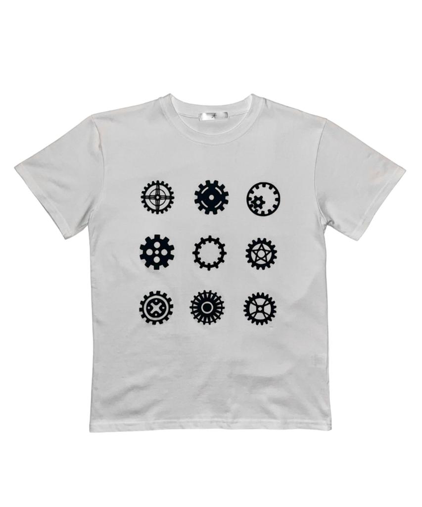 SMOKEASTAR Nine Gears T-Shirts(White)