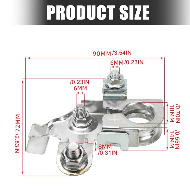 Quick Install Corrosion Resistant Battery Terminal High Conductivity Copper Design Secure Connection For Specific Models