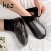 Unisex Plus Velvet Leather Floor Socks: Warm Indoor Yoga, Sleep, and Meditation Socks