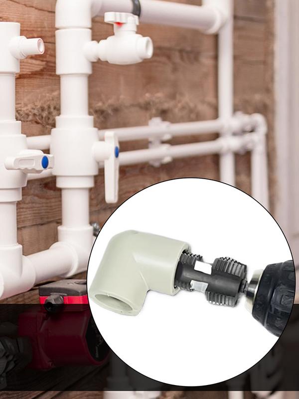 PVC Pipe Threader Kit Pipe Inner Hole Wire Opener Manual Threading Tool Double Head Water Pipe Inner Hole Wire Opener