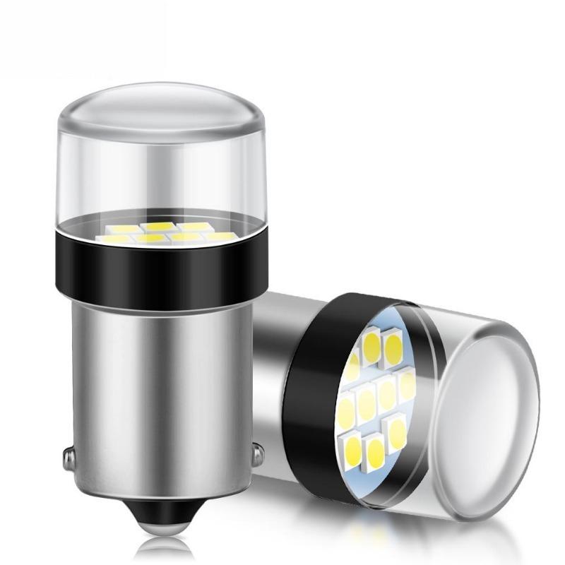 1Pc P21/5W Led 1157 High Bright Car Light BAY15D 1156 P21W Ba15S żarówka R5W R10W 3030SMD Auto uniwersalny kierunkowskaz cofania hamulec biały DRL DC 12V