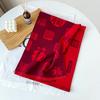 Red Scarf New Year'S Red Blessing Scarf Embroidery Logo Annual Meeting Scarf Winter Corporate Annual Meeting Opening Event Gifts