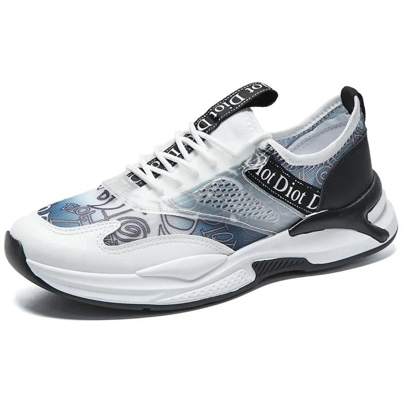 Fashion Men's Sports Shoes 2024 New Korean Edition Mesh Breathable Running Shoes Student Trend Low Top Comfortable Casual Shoes sneakers