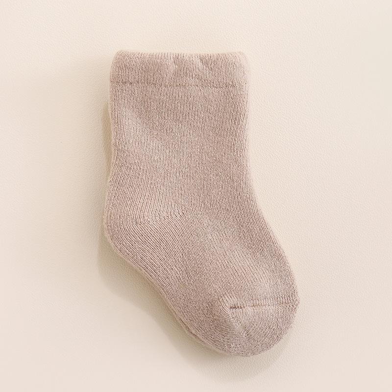 Thick Newborn Socks for Baby Girl Boy Terry Cotton Infant Toddler Socks for Girls Boys Keep Warm in Home 0-3Years Winter