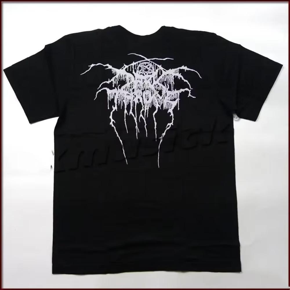 DARKTHRONE Underground Norwegian Black Metal Thai Band Pure Cotton Breathable Men's and Women's Short-sleeved American T-shirts