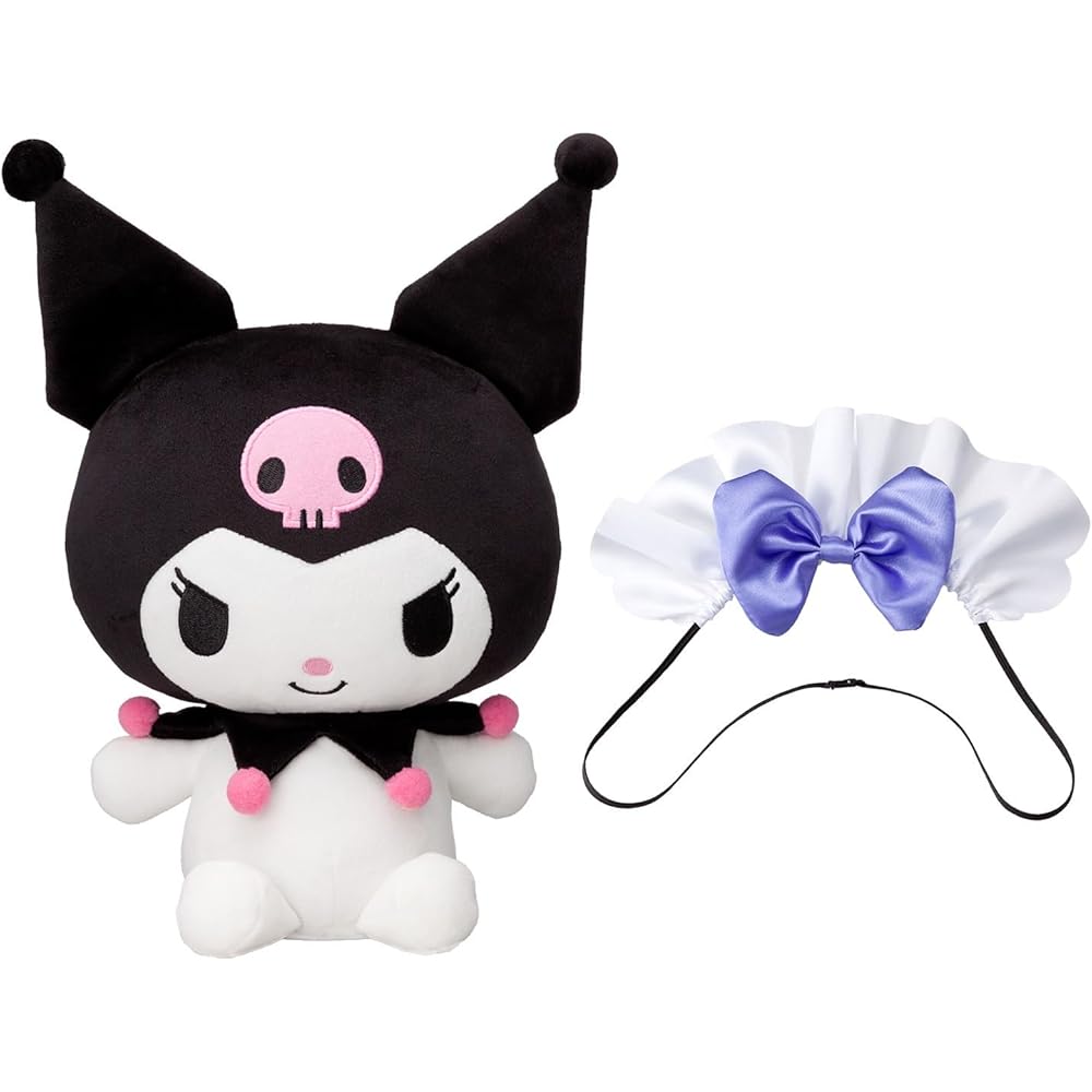 Bandai Chou Chou Chou Saikyou Talking Kuromi Plush Toy Soft Doll 25cm