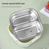 Korean Style 304 Stainless Steel Insulated Lunch Box for Men, Women, Students, and Office Workers